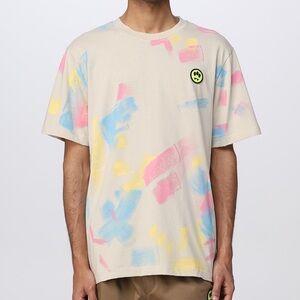 Mens Barrow butter paint splash tee shirt Sz Xal